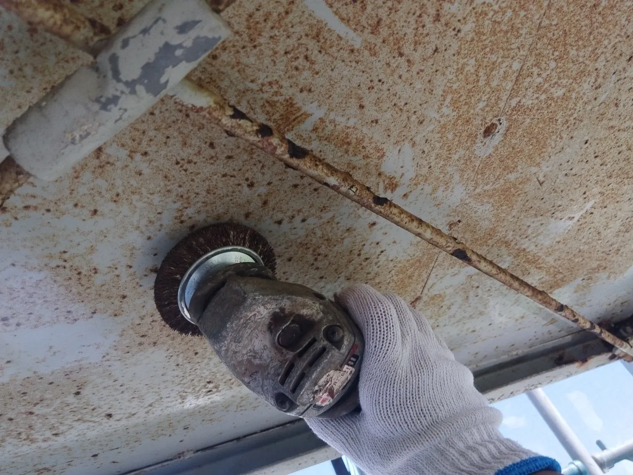 先日着工した市原市アパート(下地処理)