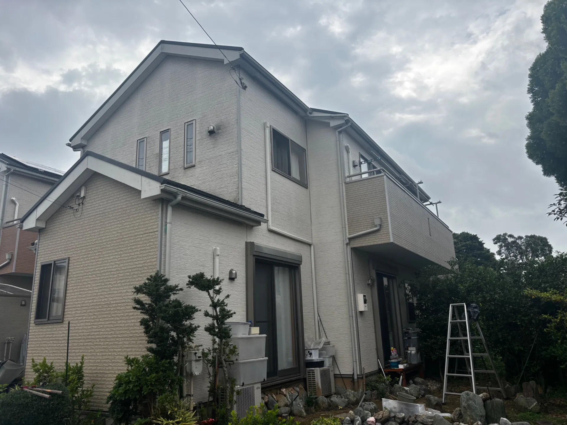 K様邸外壁塗装工事着工