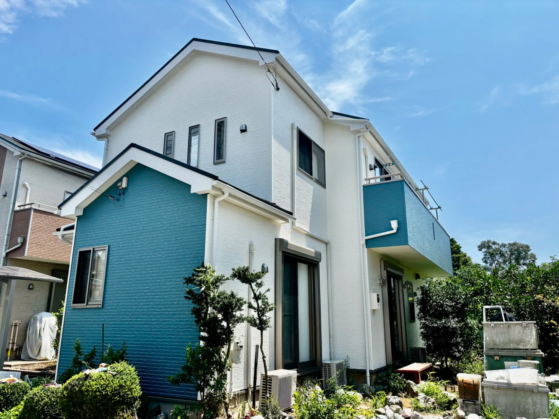 K様邸外壁塗装工事完工